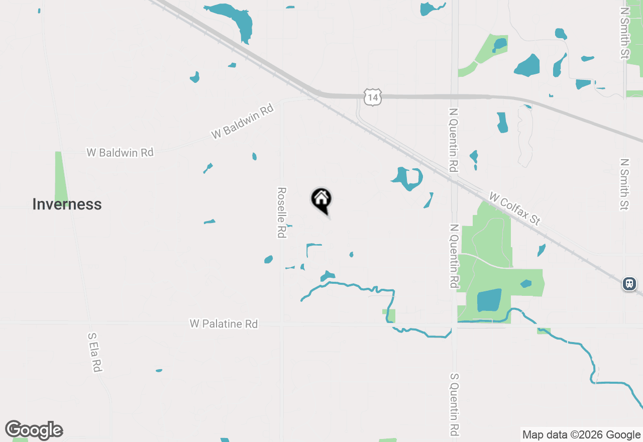 Map of 178 Old Wick Lane, Inverness, IL 60067