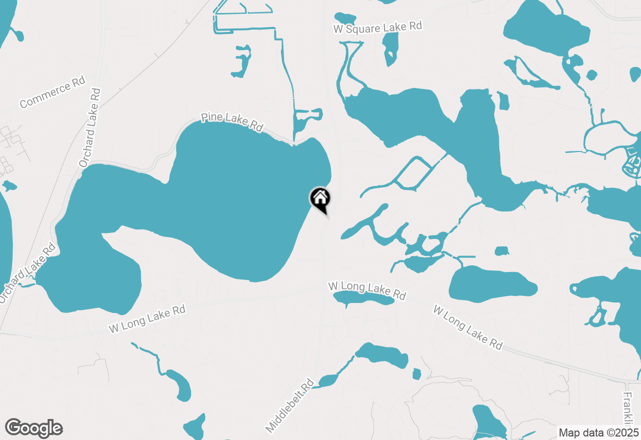 Map of 3405 Pine Estates Drive, West Bloomfield, MI 48323