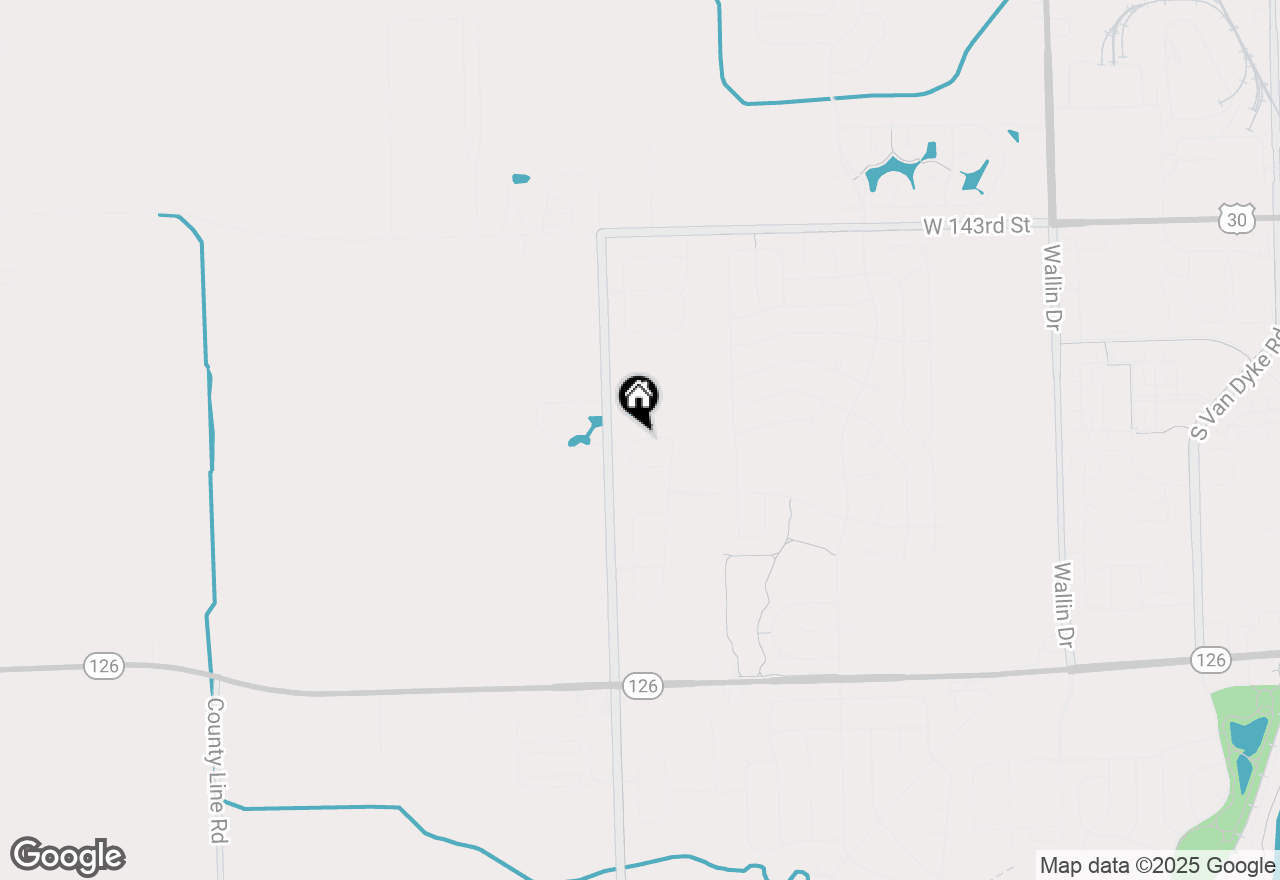 Map of 25504 W Veranium Drive, Plainfield, IL 60544