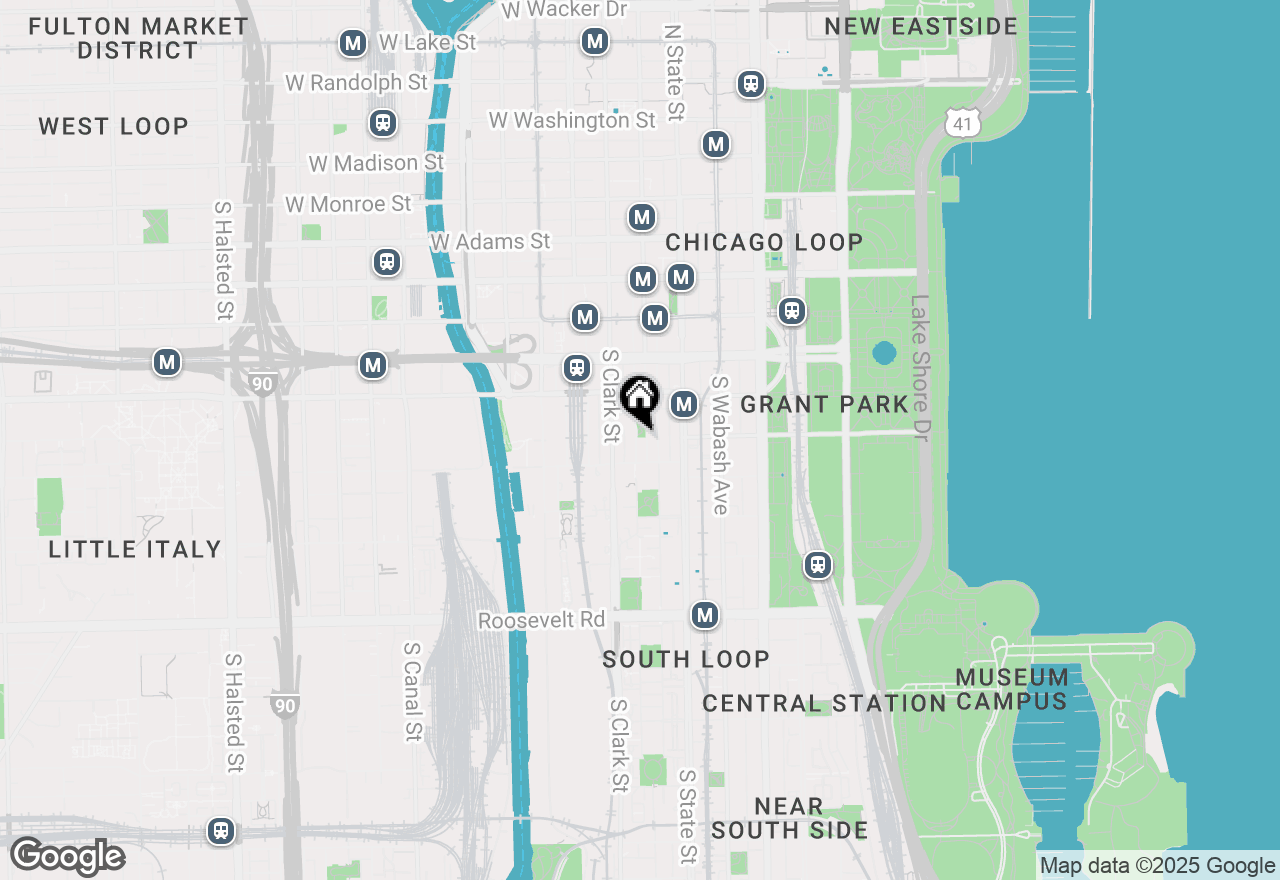 Map of 720 S Dearborn Street #204, Chicago, IL 60605