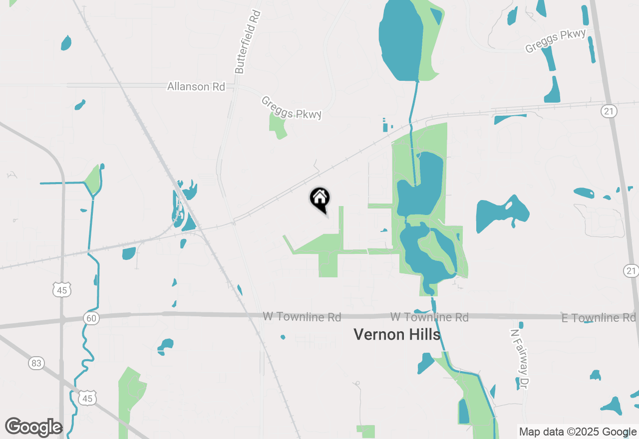 Map of 302 Taylor Court, Vernon Hills, IL 60061