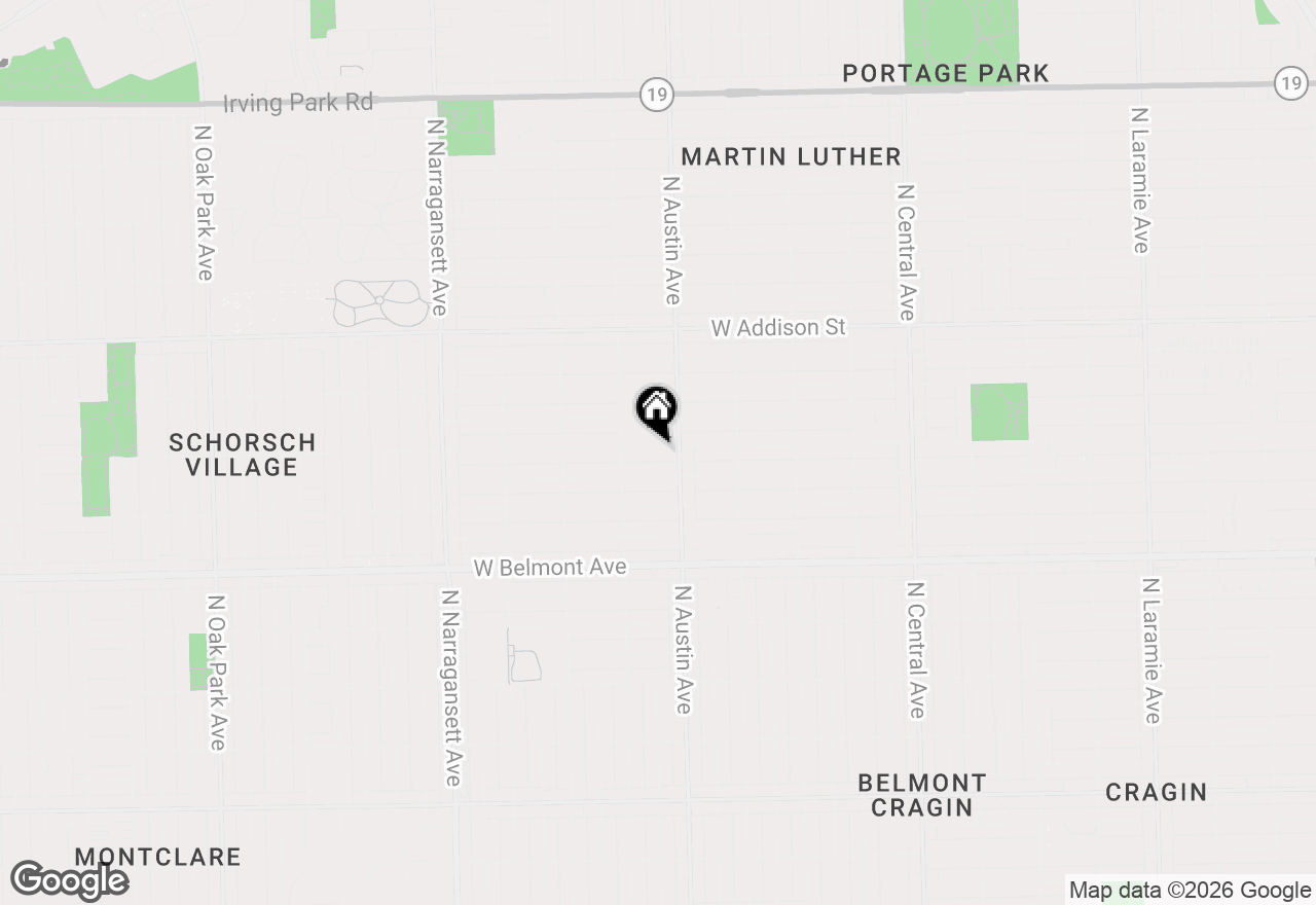 Map of (Address confidential), Chicago, Illinois 60634