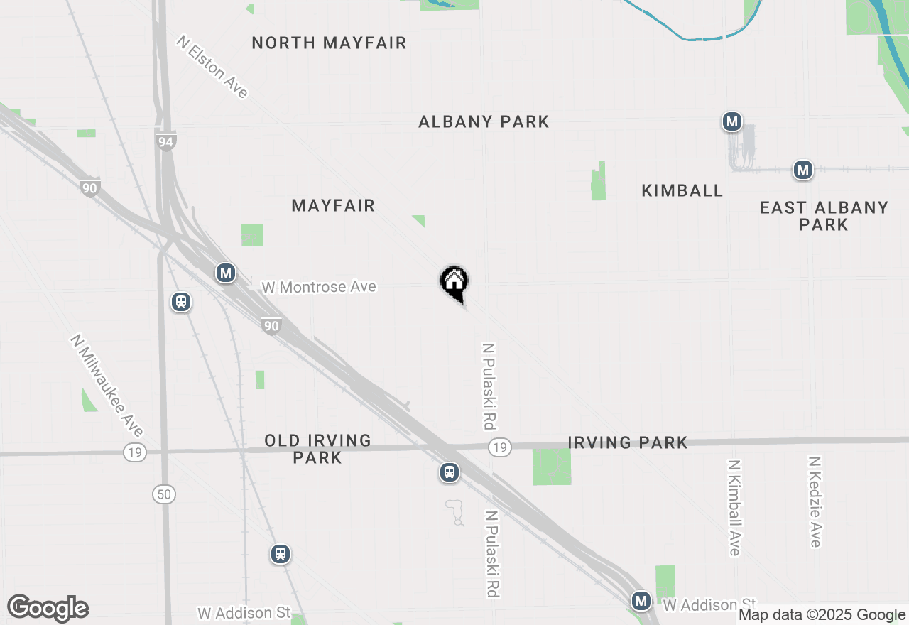 Map of (Address confidential), Chicago, Illinois 60641