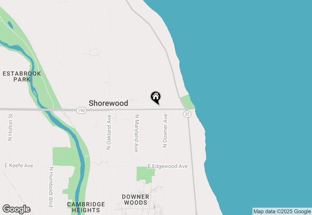 Map of 2420 E Capitol Dr #410, Shorewood, WI 53211