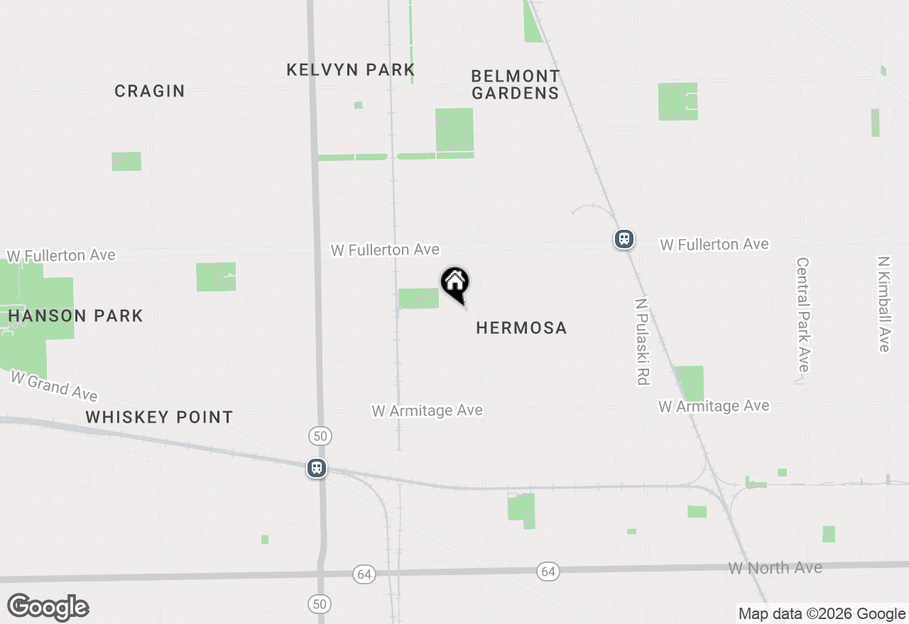 Map of (Address confidential), Chicago, Illinois 60639