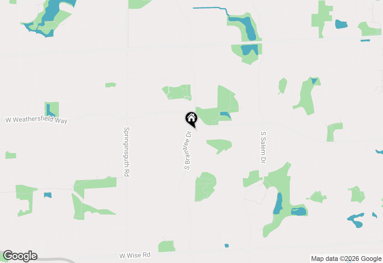 Map of 437 S Braintree Drive, Schaumburg, IL 60193