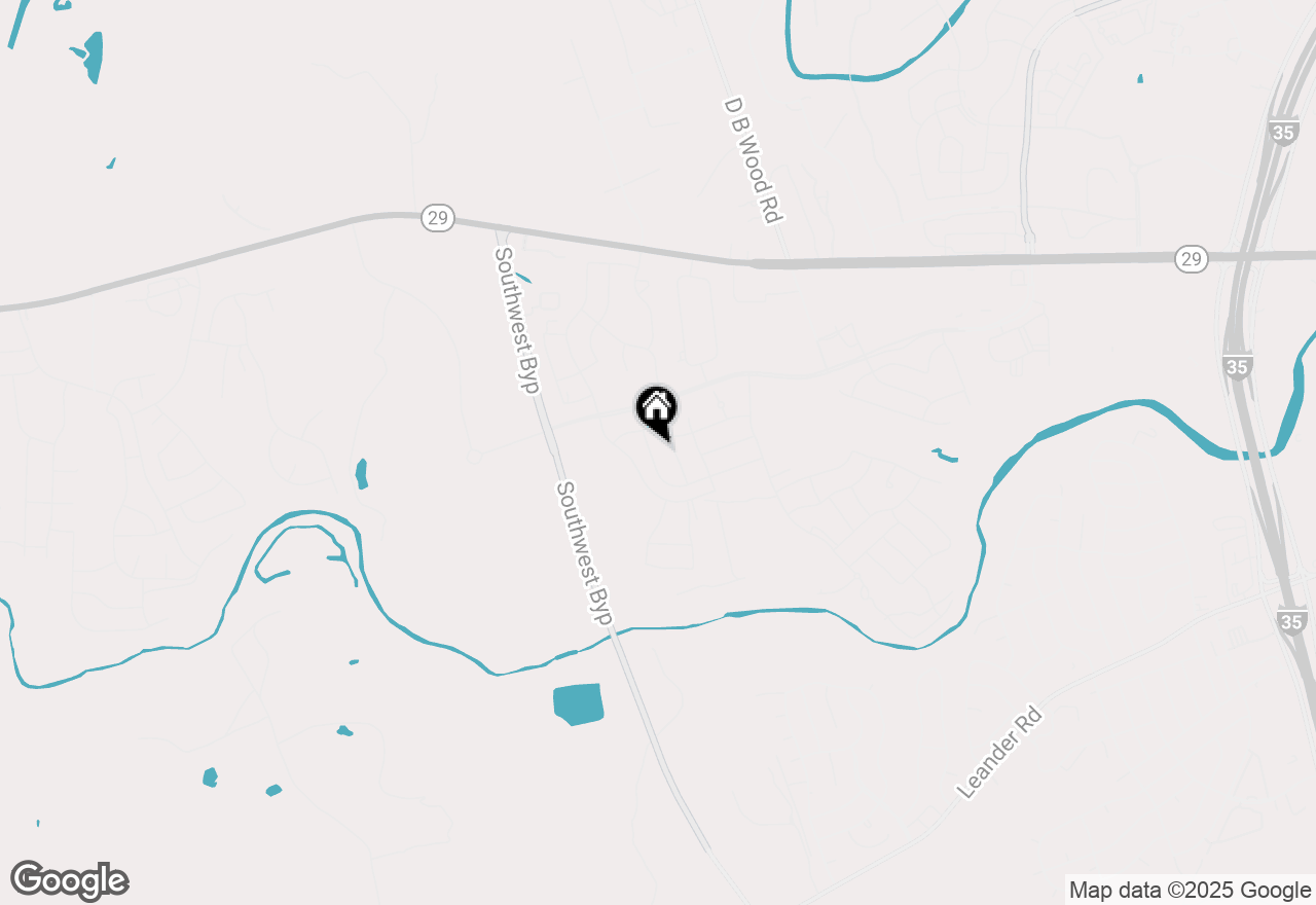 Map of 817 Round Mountain Pass, Georgetown, TX 78628