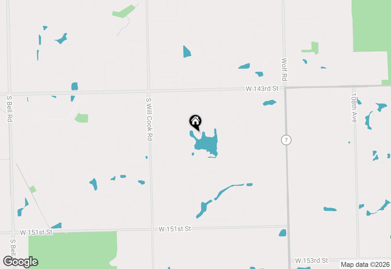 Map of 14530 Pheasant Trail, Orland Park, IL 60462