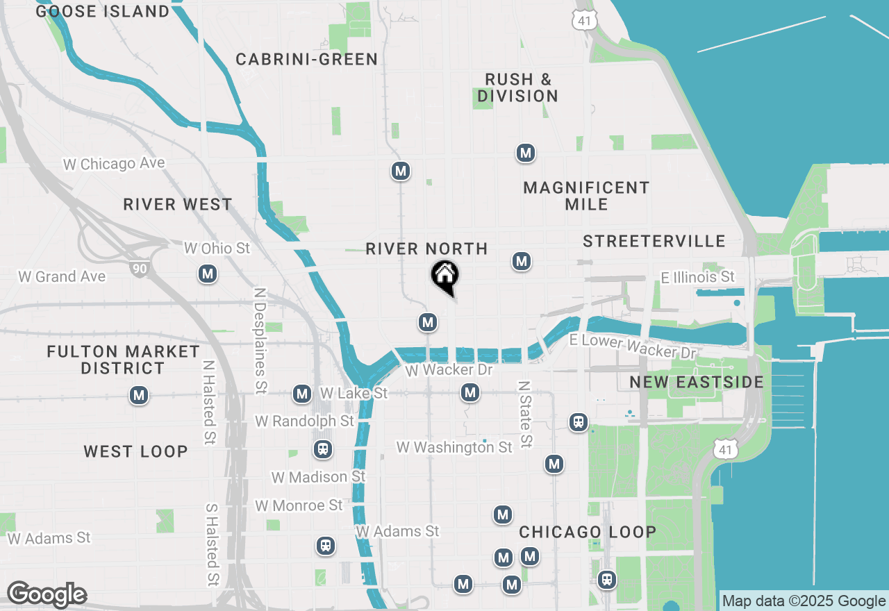 Map of 400 N Lasalle Street #2701, Chicago, IL 60654