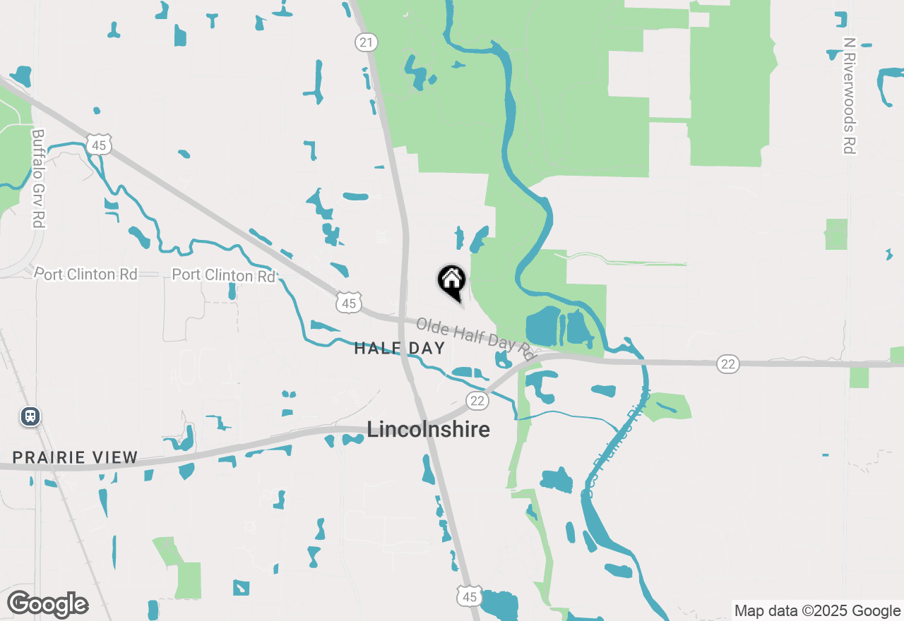 Map of 445 Village Green Court #201, Lincolnshire, IL 60069