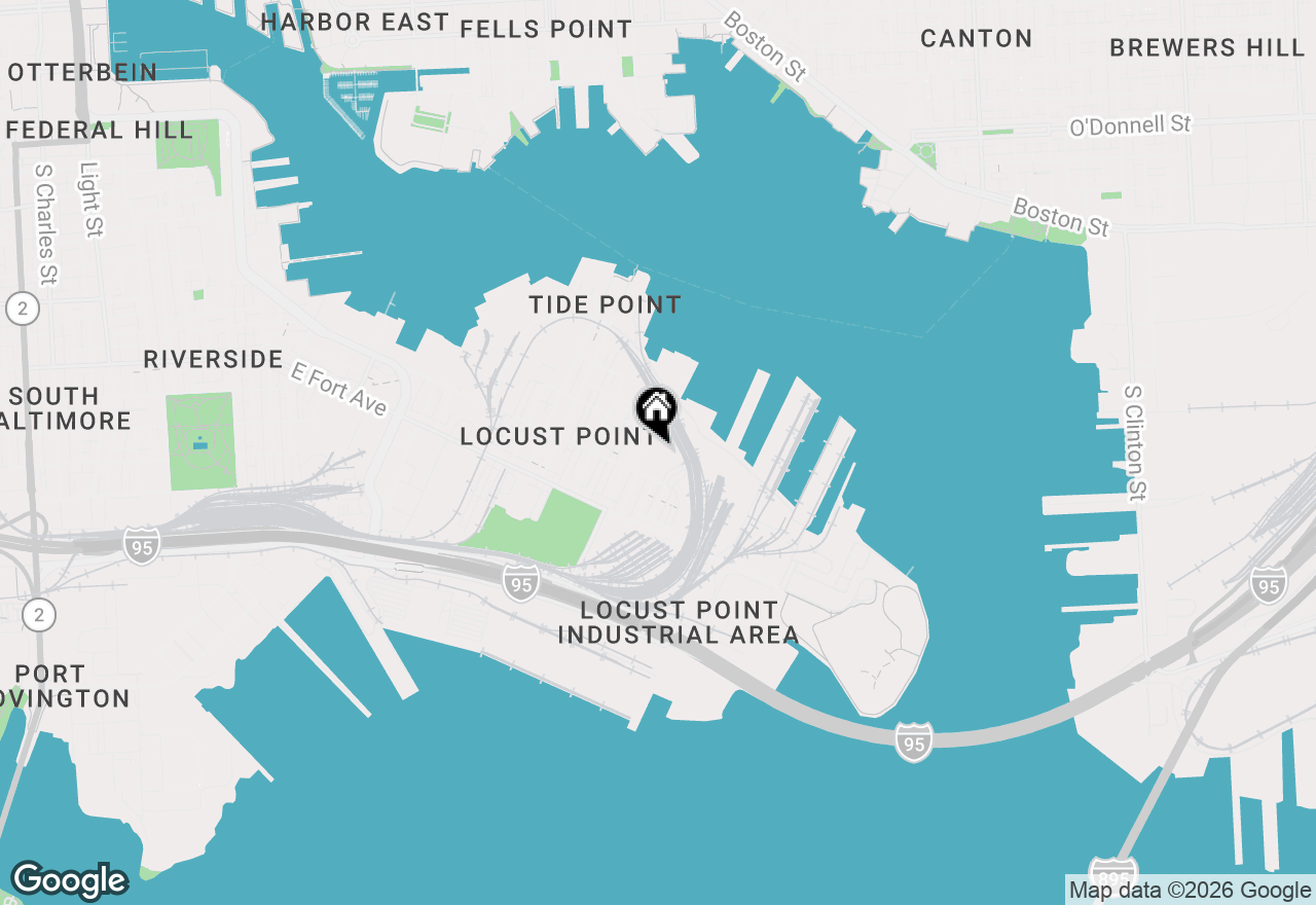 Map of 1200 Steuart Street #1515, Baltimore, MD 21230
