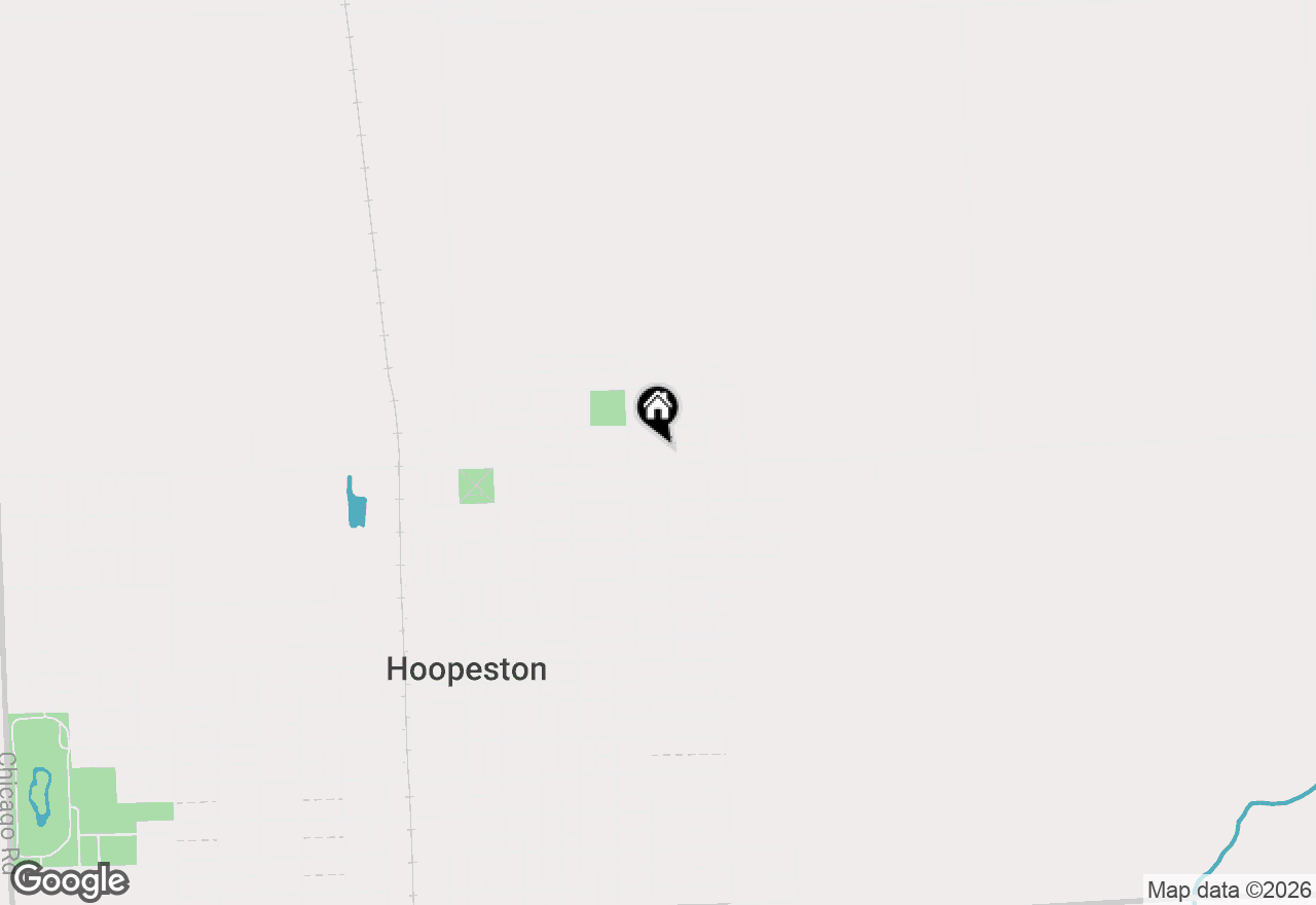Map of 726 E Thompson Avenue, Hoopeston, IL 60942