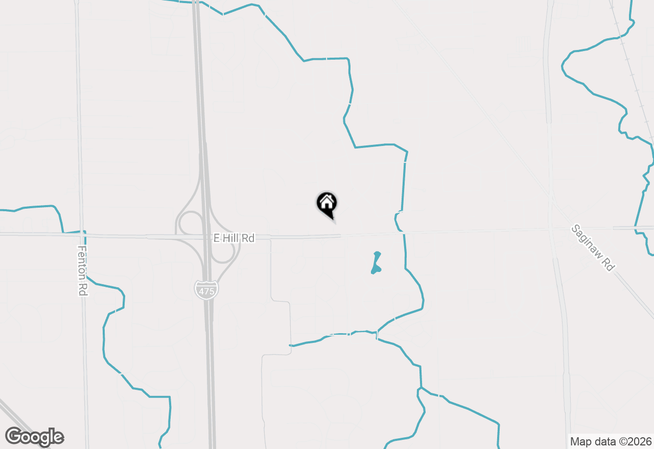 Map of 1553 E Hill Road, Grand Blanc, MI 48439