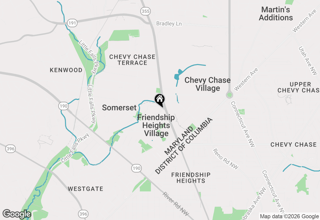 Map of 5600 Wisconsin Avenue #705, Chevy Chase, MD 20815