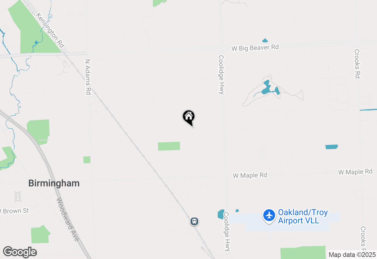 Map of 2425 Manchester Road, Birmingham, MI 48009