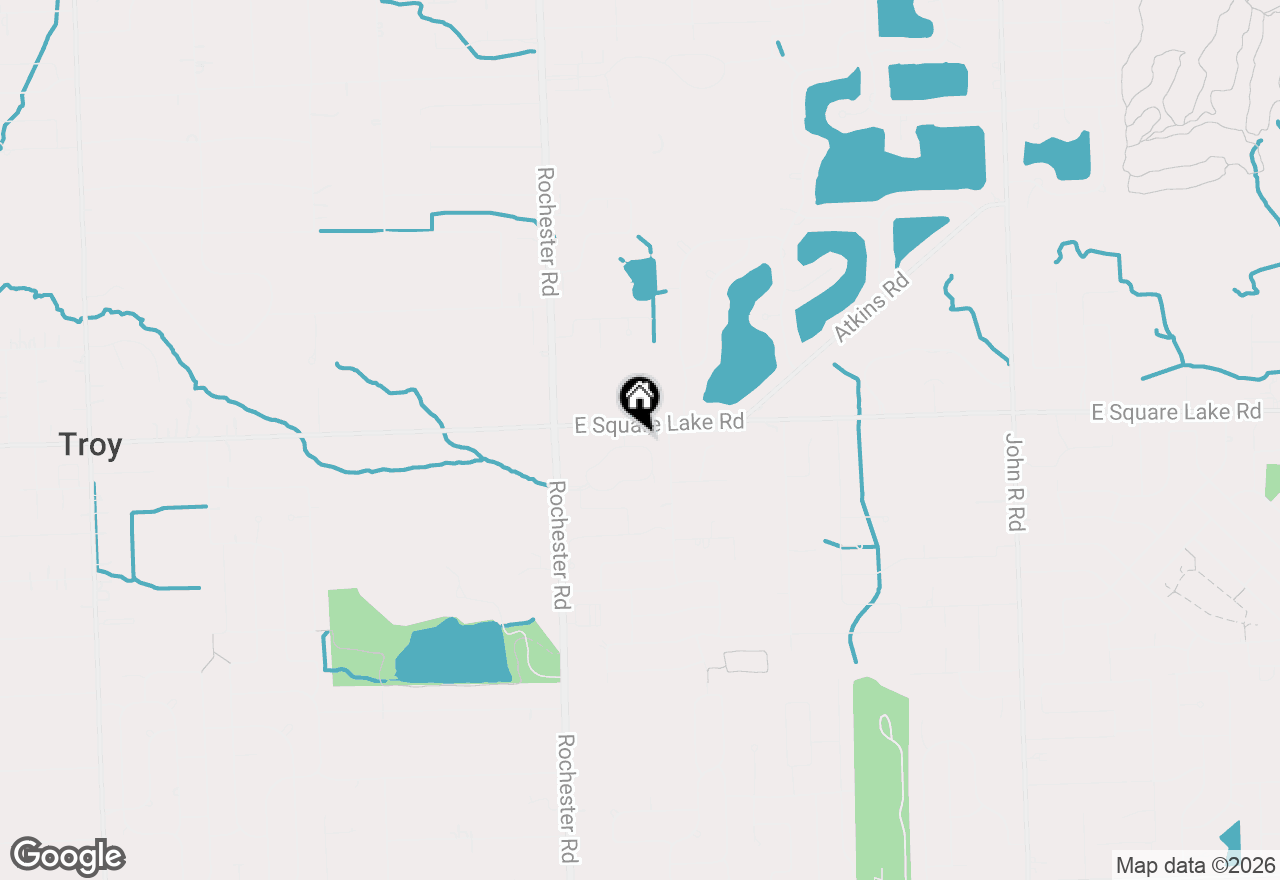 Map of 1168 Fairways Boulevard, Troy, MI 48085