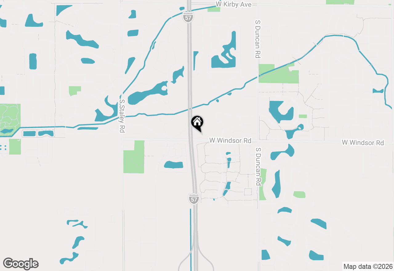 Map of 7 Briar Hill Circle #7, Champaign, IL 61822