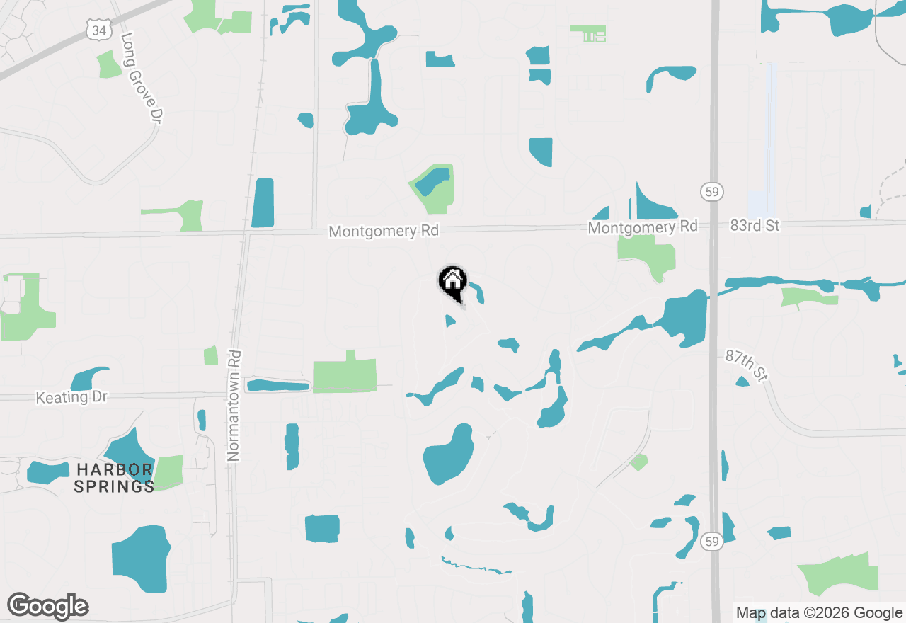 Map of (Address confidential), Naperville, Illinois 60564