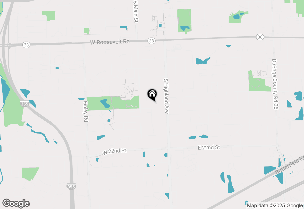 Map of 1626 S Norbury Avenue, Lombard, IL 60148