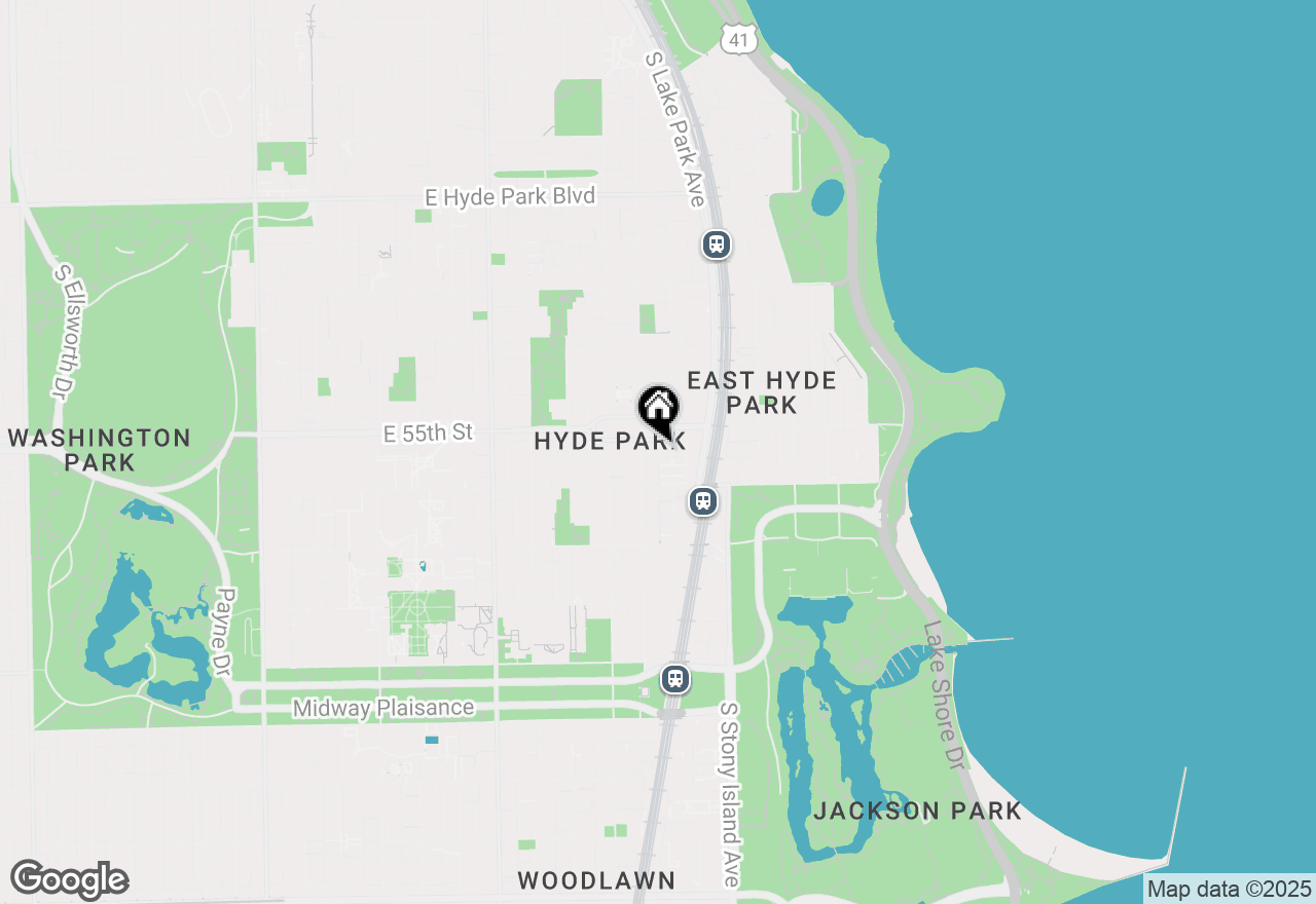 Map of 1452 E Park Place, Chicago, IL 60637