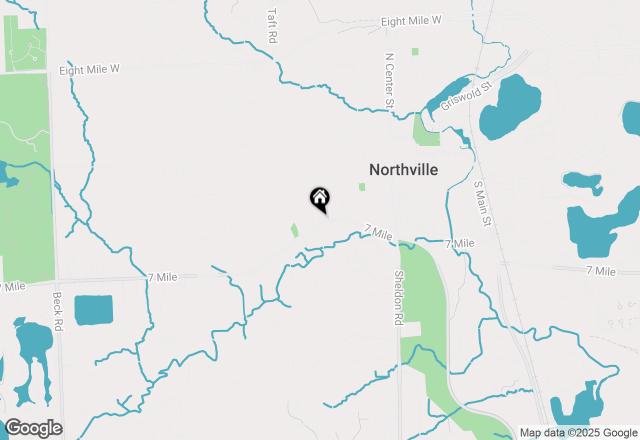 Map of 357 S Rogers Street, Northville, MI 48167
