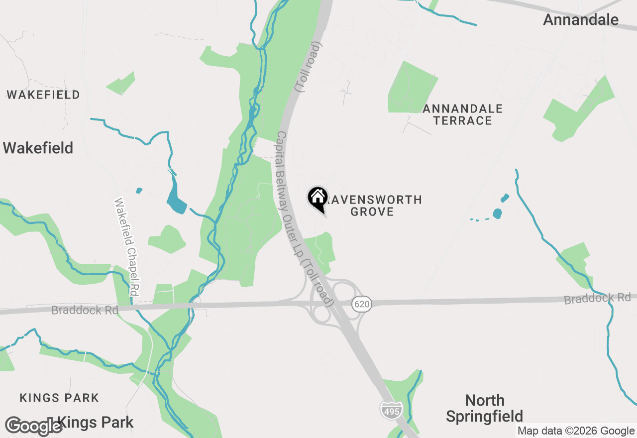 Map of 4938 Sauquoit Lane, Annandale, VA 22003