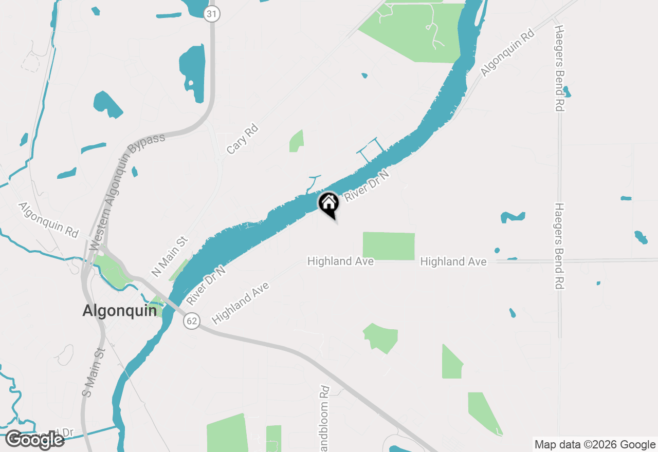 Map of 9 Echowood Drive, Algonquin, IL 60102
