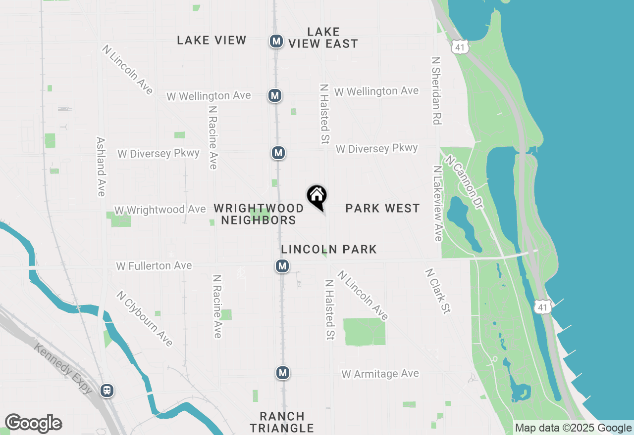 Map of 818 W Lill Avenue, Chicago, IL 60614