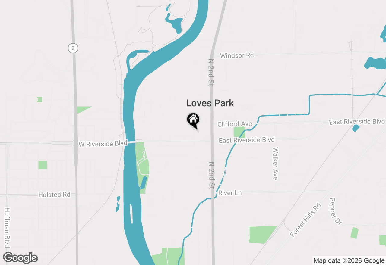 Map of 355 Grand Boulevard, Loves Park, IL 61111