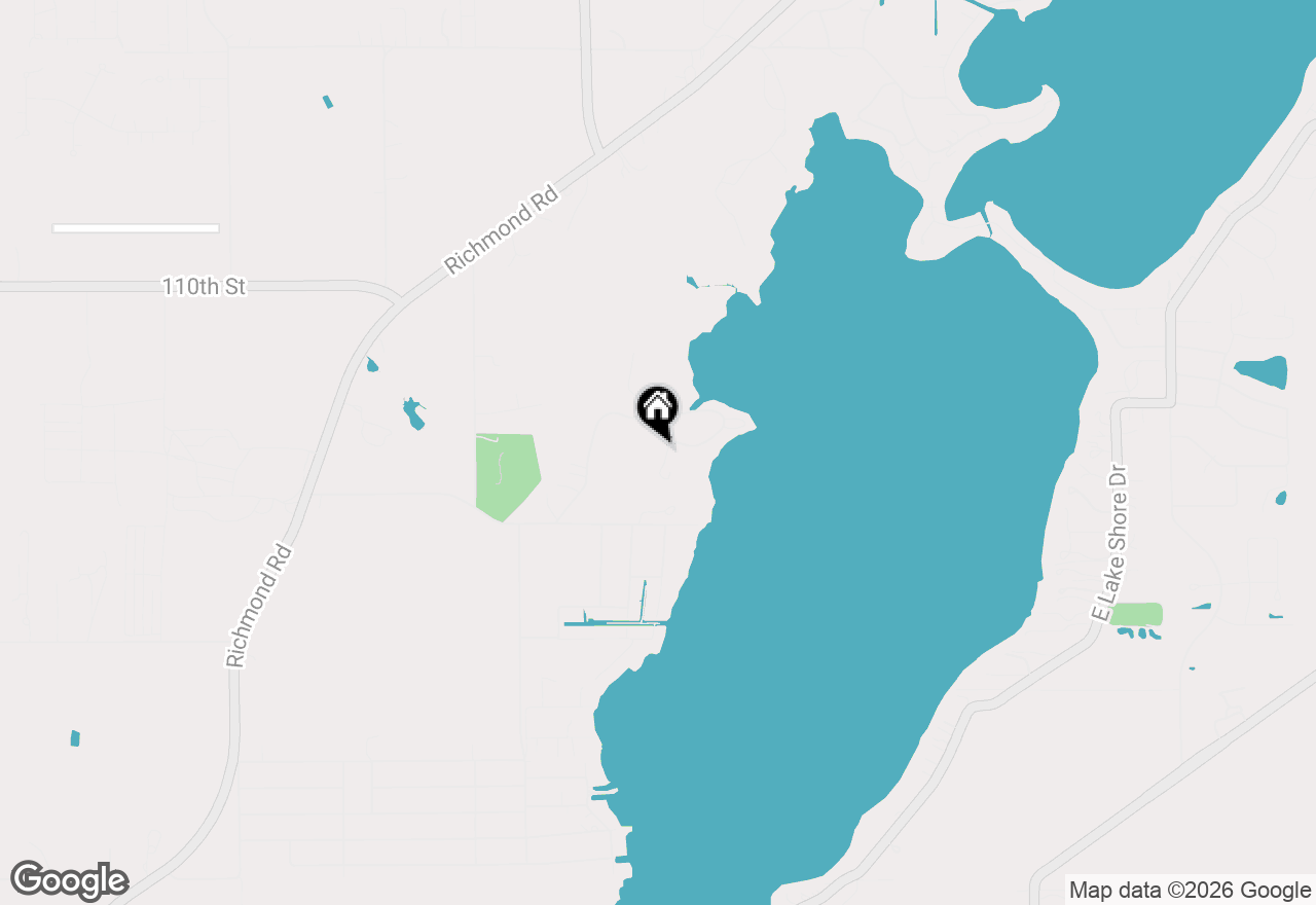 Map of 2107 Haegele Dr, Twin Lakes, WI 53181