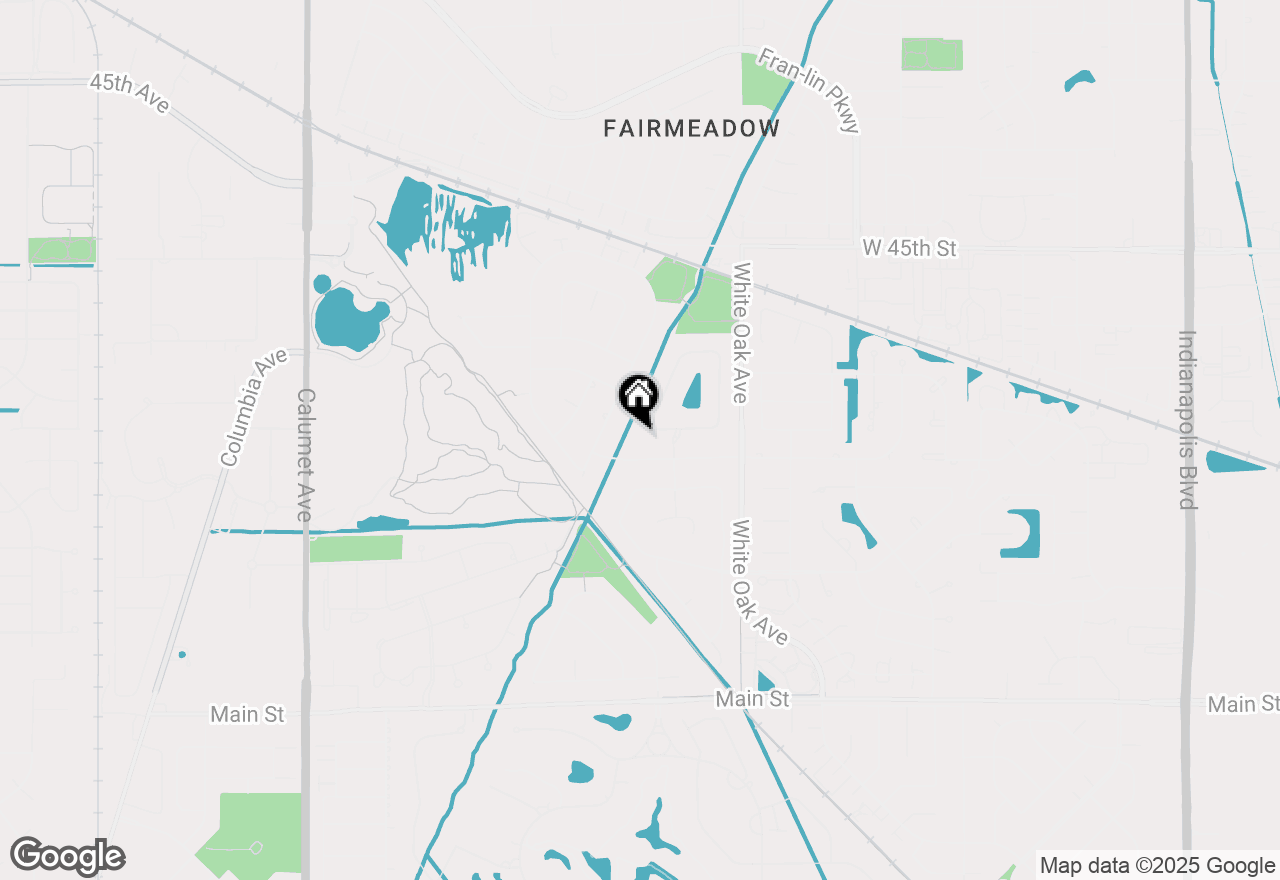 Map of 1410 Park West Circle W, Munster, IN 46321