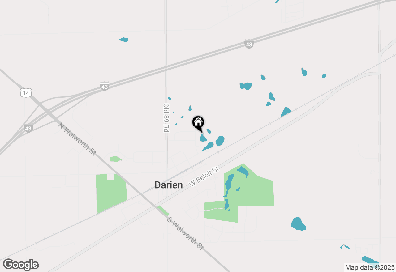 Map of 329 Duck Pond Ln, Darien, WI 53114