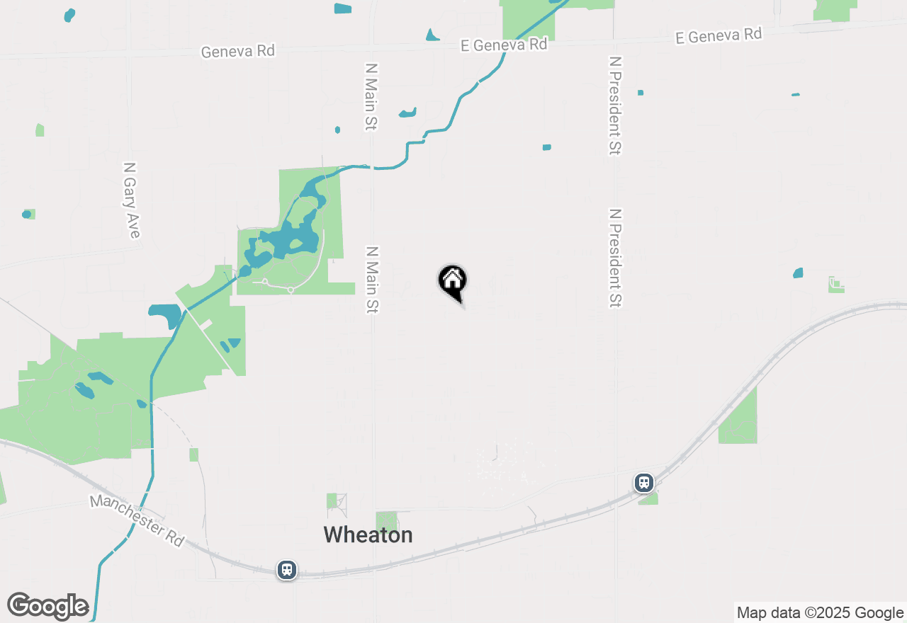 Map of 1111 Lexington Street, Wheaton, IL 60187