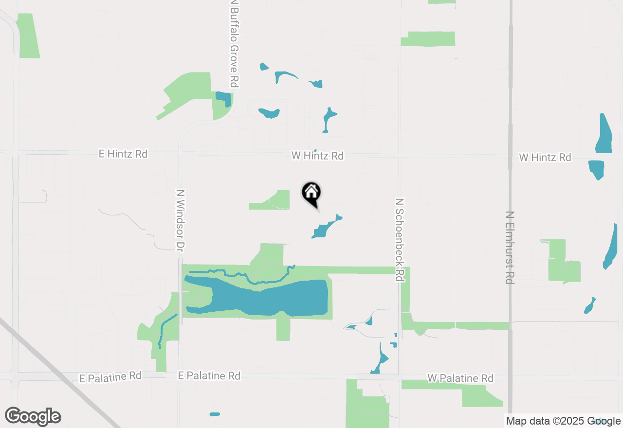 Map of 1012 Harbour Drive #1A, Wheeling, IL 60090