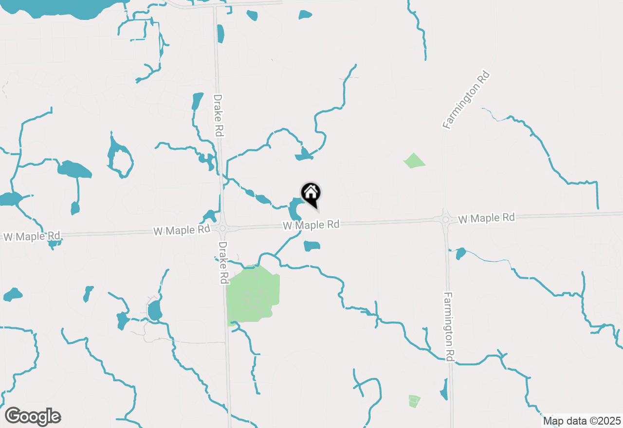 Map of 6463 Royal Pointe Drive, West Bloomfield, MI 48322