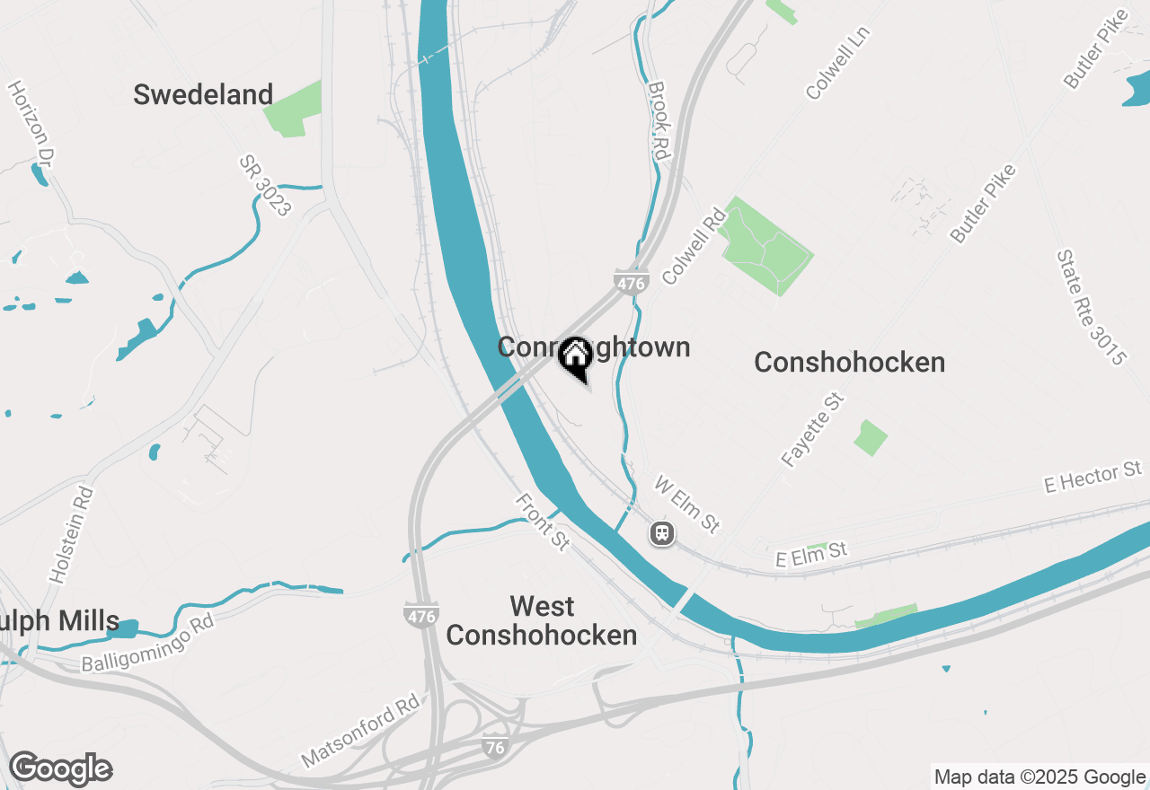 Map of 471 New Elm Street, Conshohocken, PA 19428
