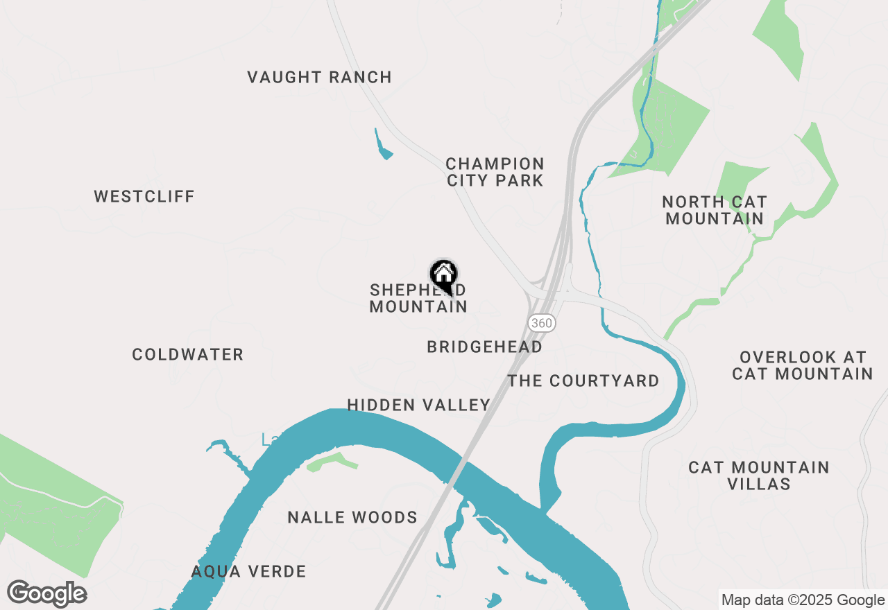 Map of 6000 Shepherd Mountain Cv #1008, Austin, TX 78730