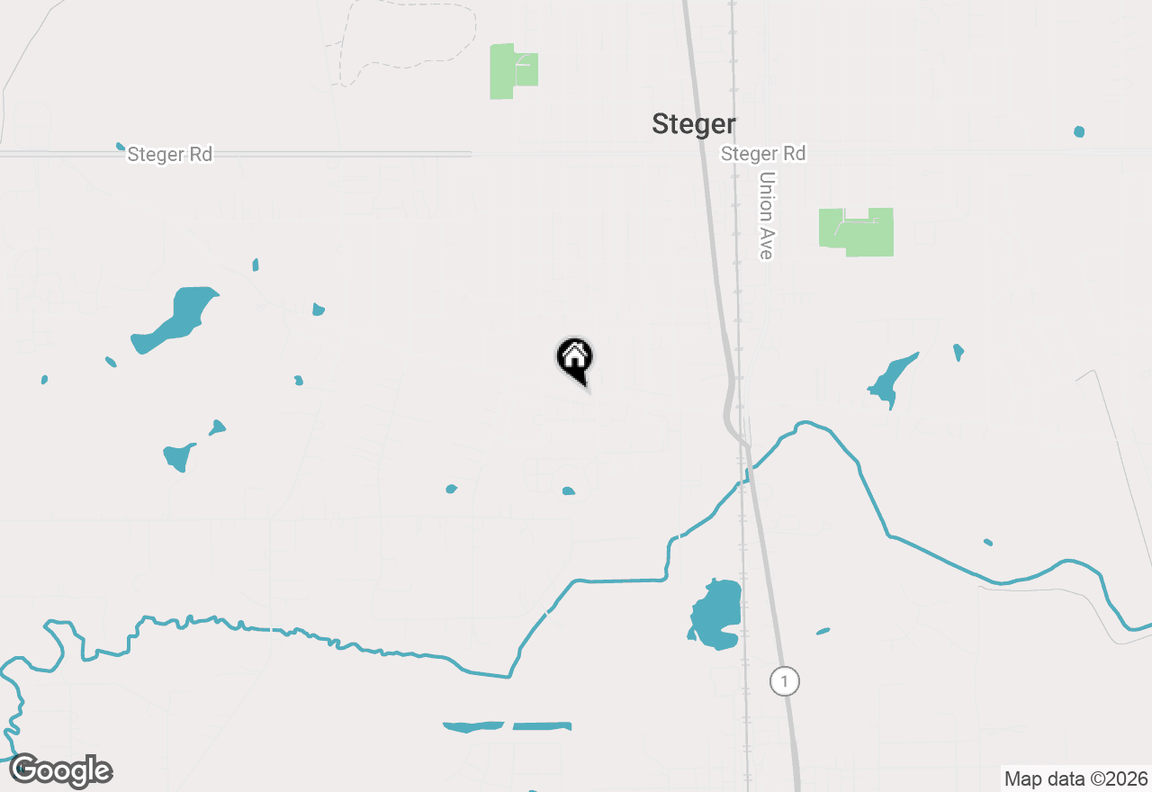 Map of 140 Richton Road, Steger, IL 60475