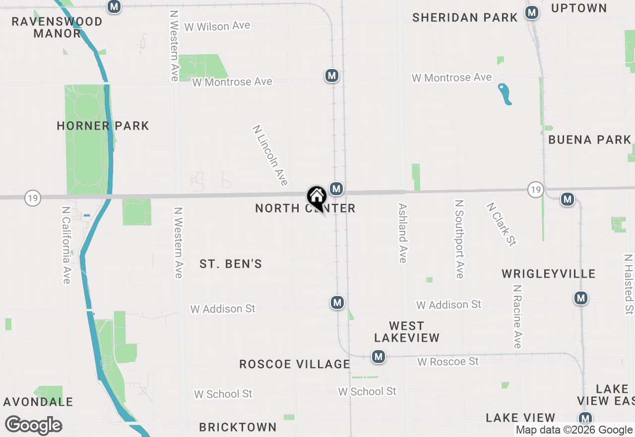 Map of 3910 N Wolcott Avenue #3, Chicago, IL 60613