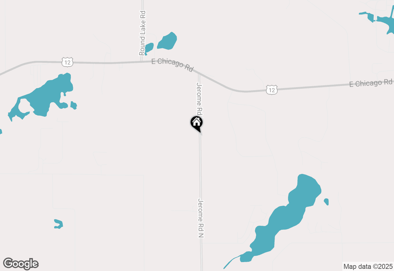 Map of 10200 Jerome Road N, Jerome, MI 49249