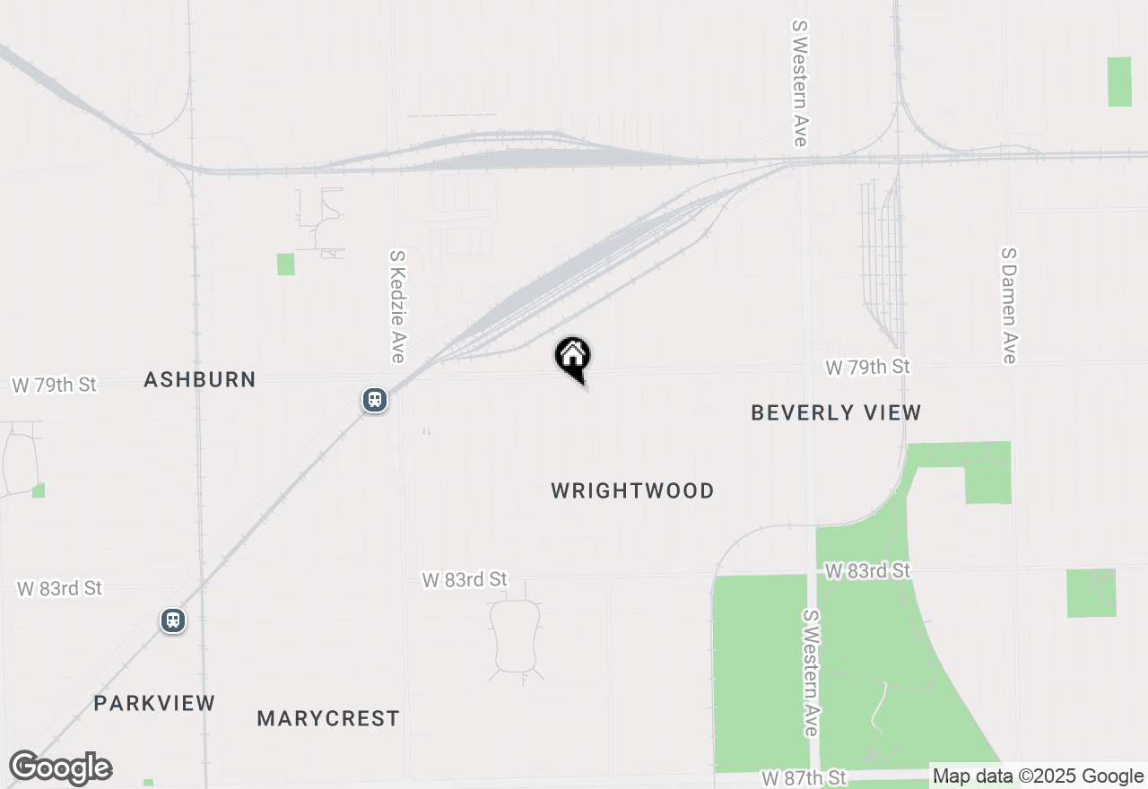 Map of (Address confidential), Chicago, Illinois 60652