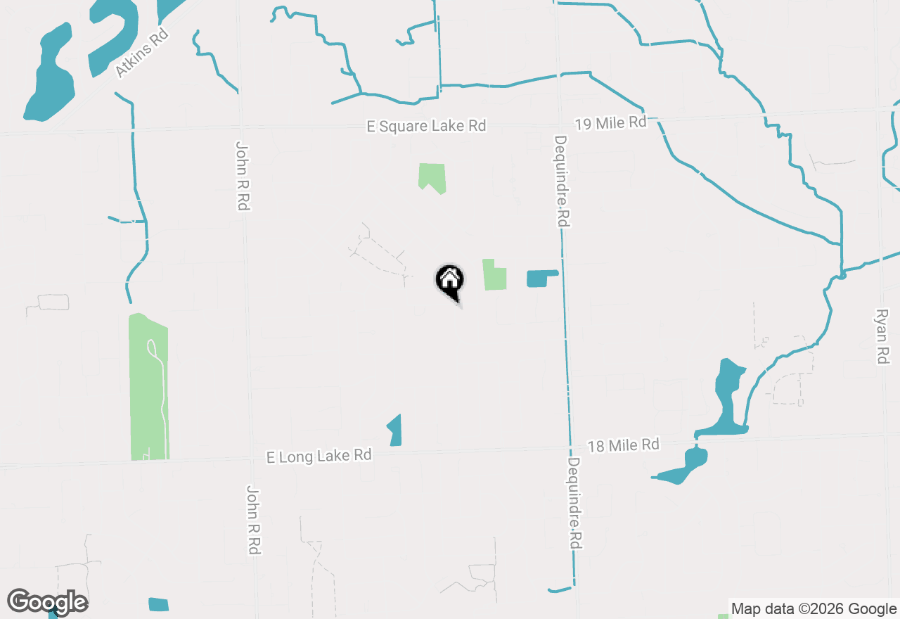 Map of 5443 English Drive, Troy, MI 48085