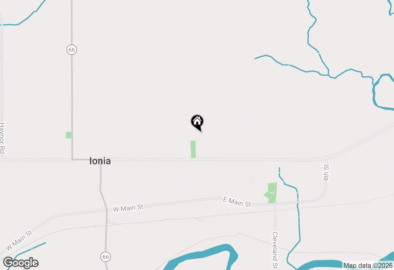 Map of 641 N Jackson Street, Ionia, MI 48846