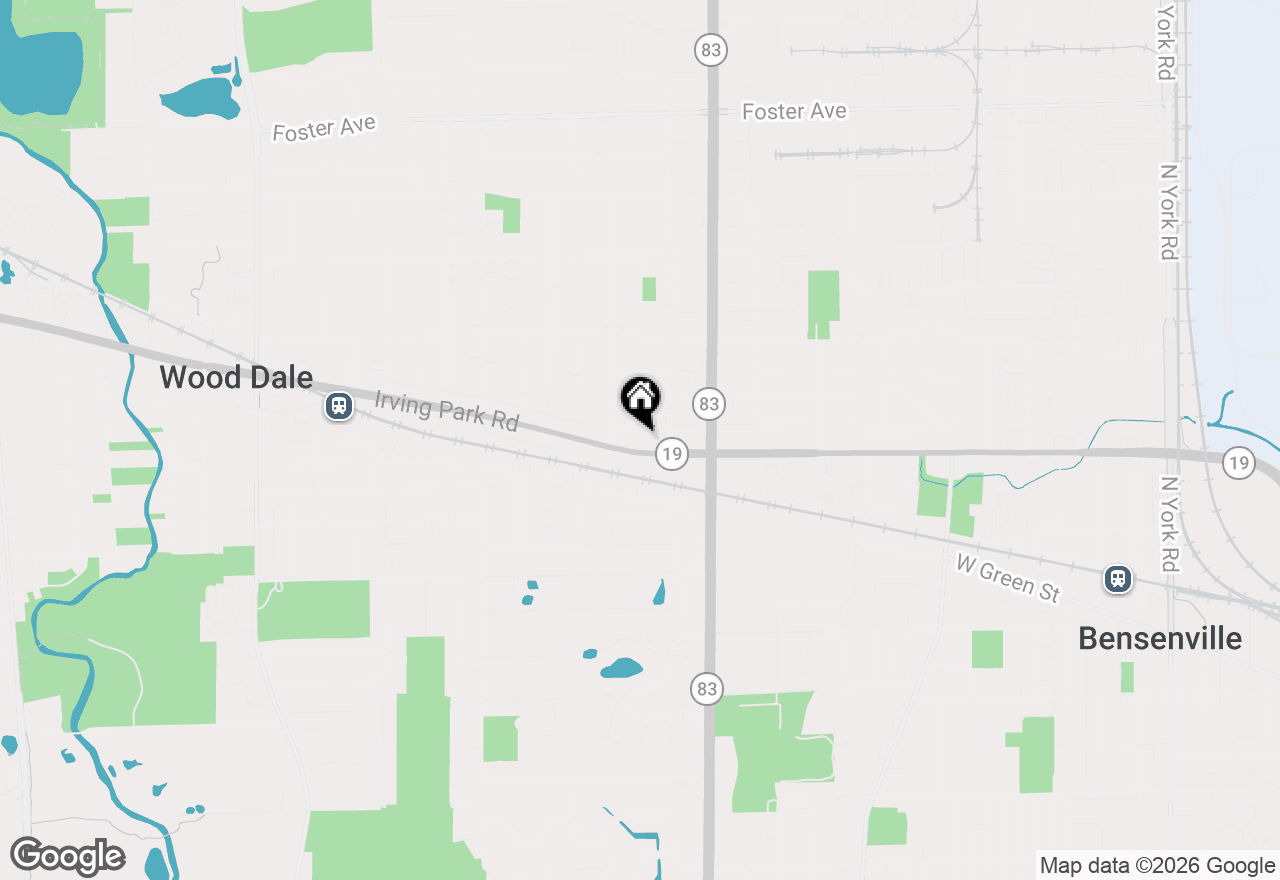 Map of 1329 W Irving Park Road #201, Bensenville, IL 60106