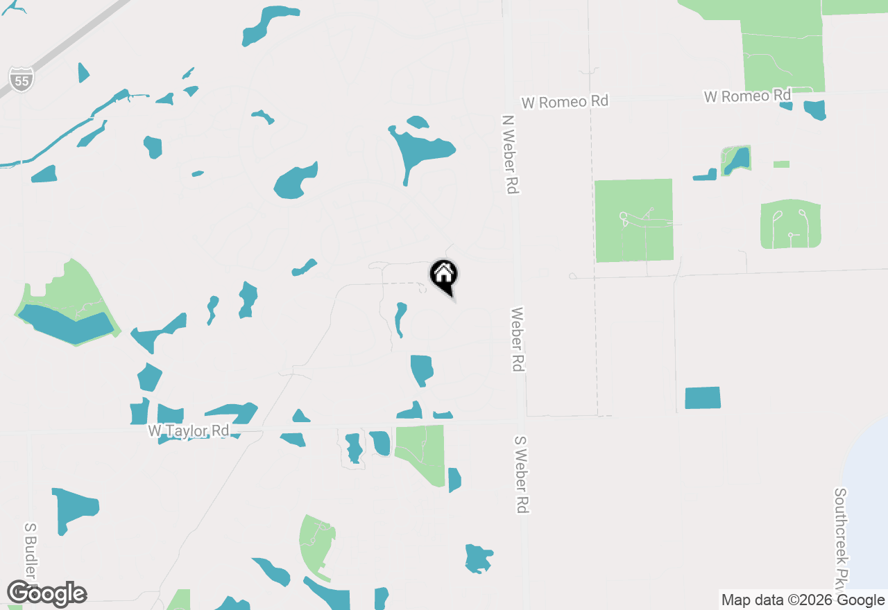Map of 14002 S Adel Court, Plainfield, IL 60544