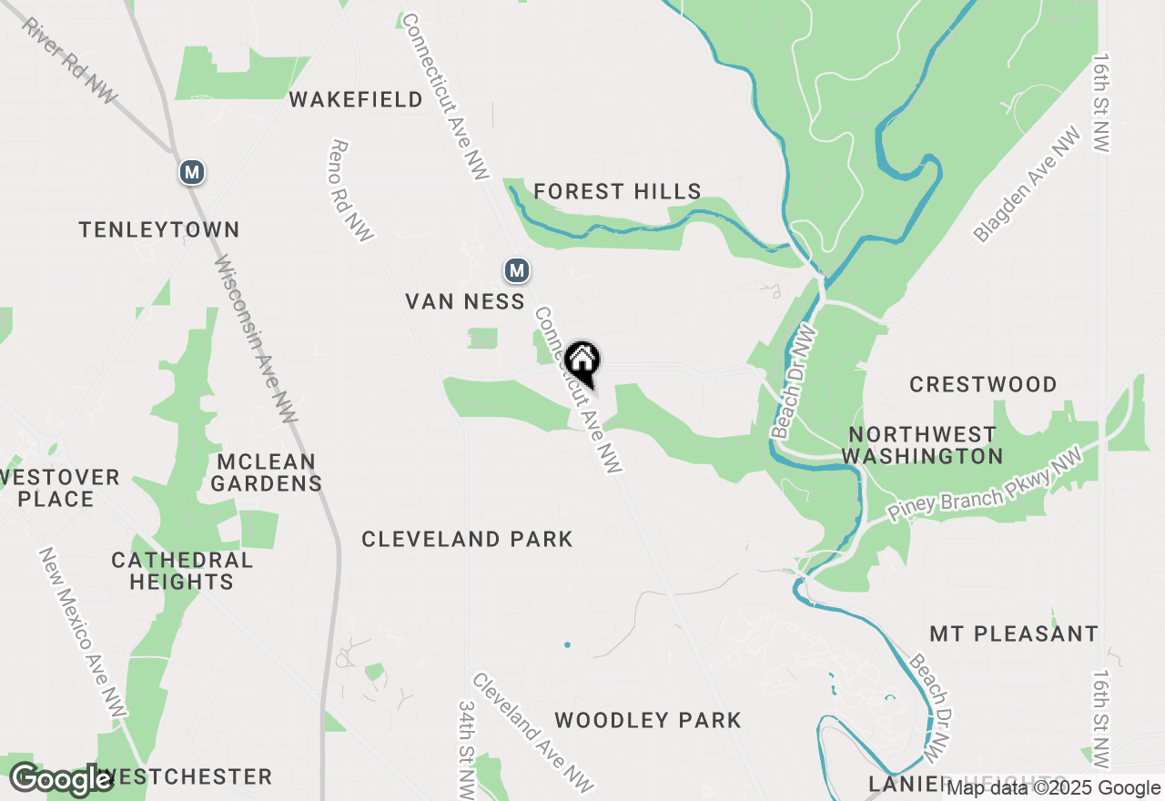 Map of 3883 Connecticut Avenue Nw #T3, Washington, DC 20008