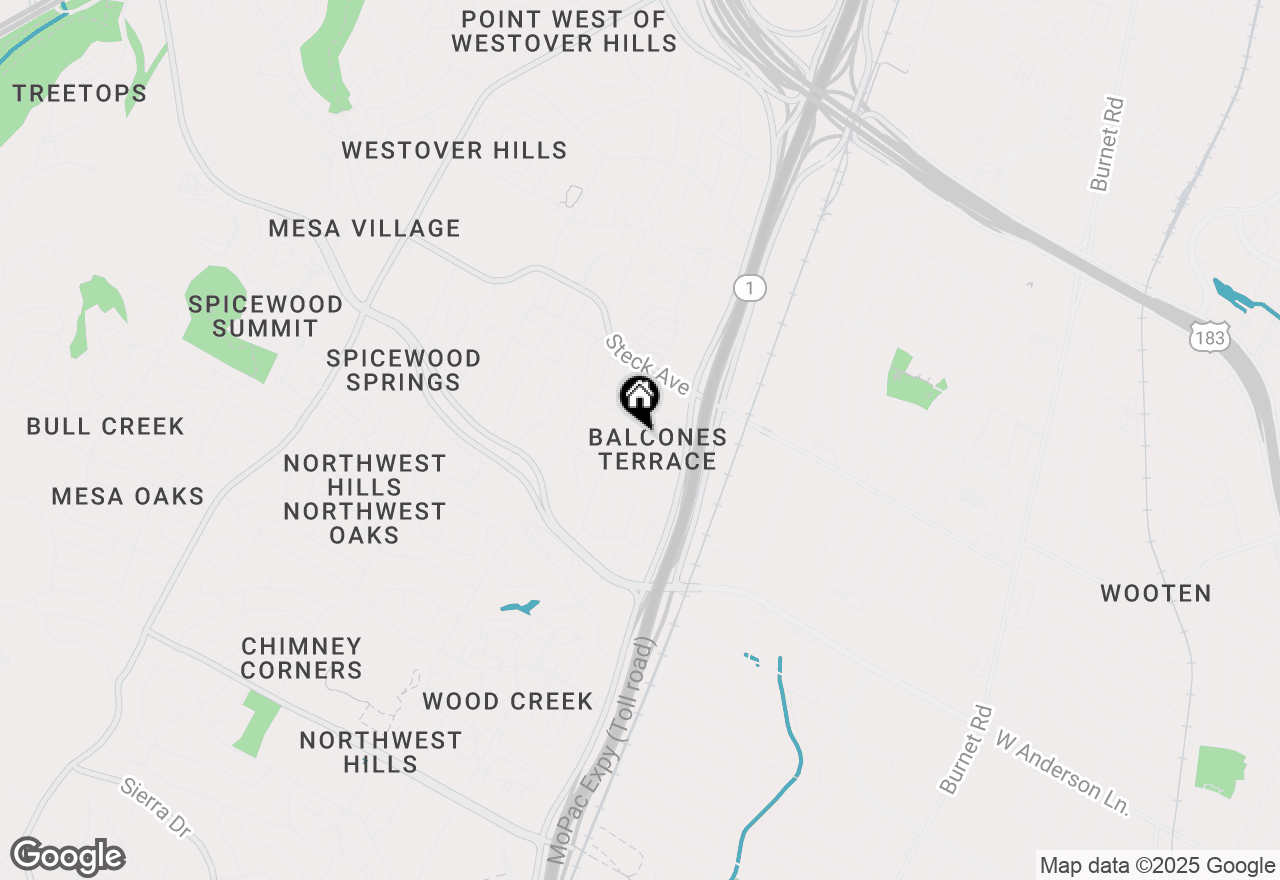 Map of 8110 Sonnet Ave #101, Austin, TX 78759