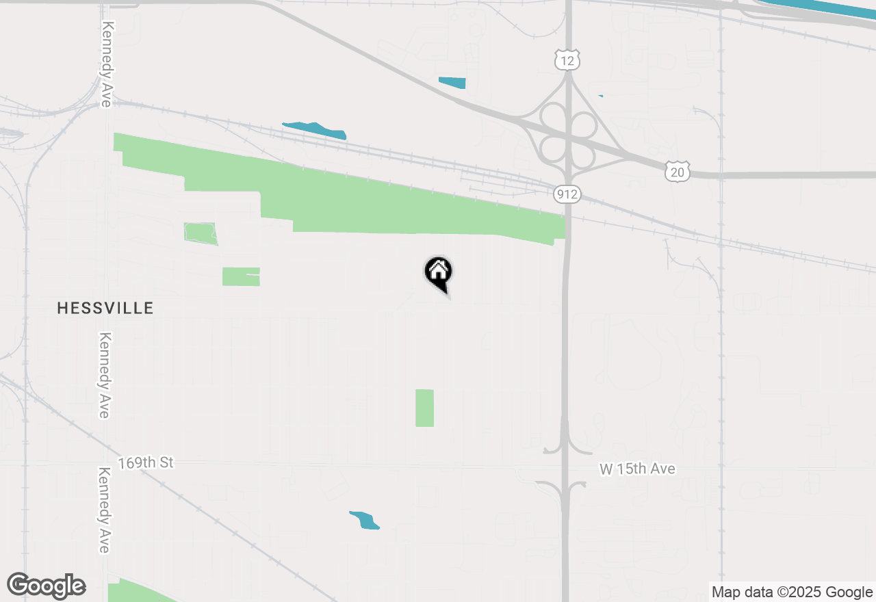 Map of 6435 Nebraska Avenue, Hammond, IN 46323