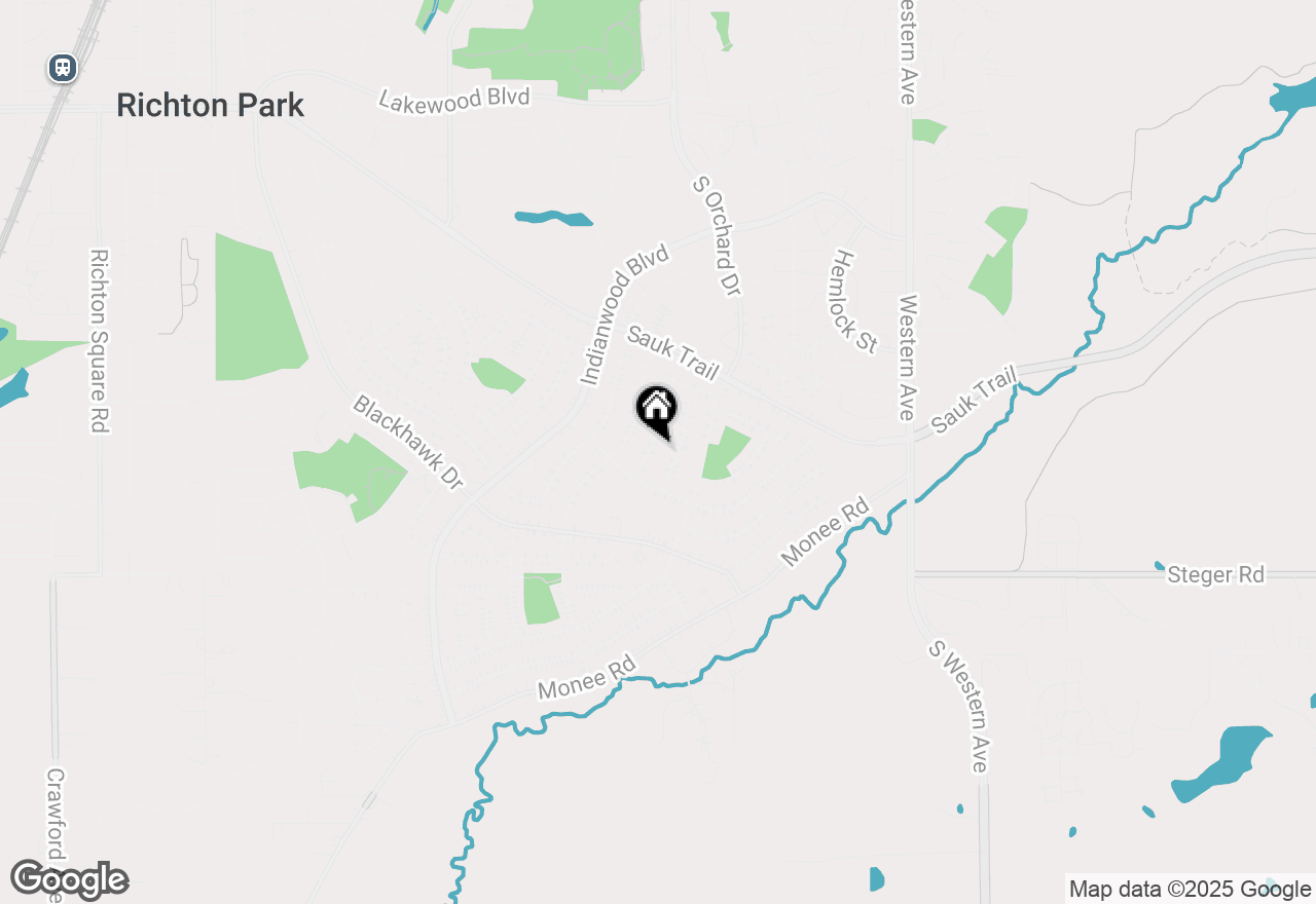 Map of 335 Nokomis Street, Park Forest, IL 60466