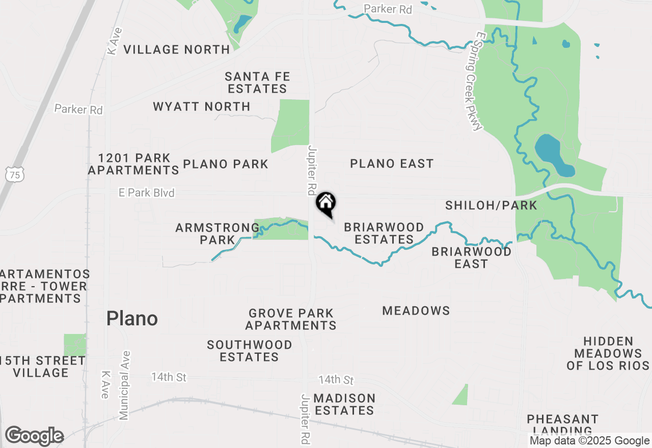 Map of 2400 Jupiter Road #J4, Plano, TX 75074